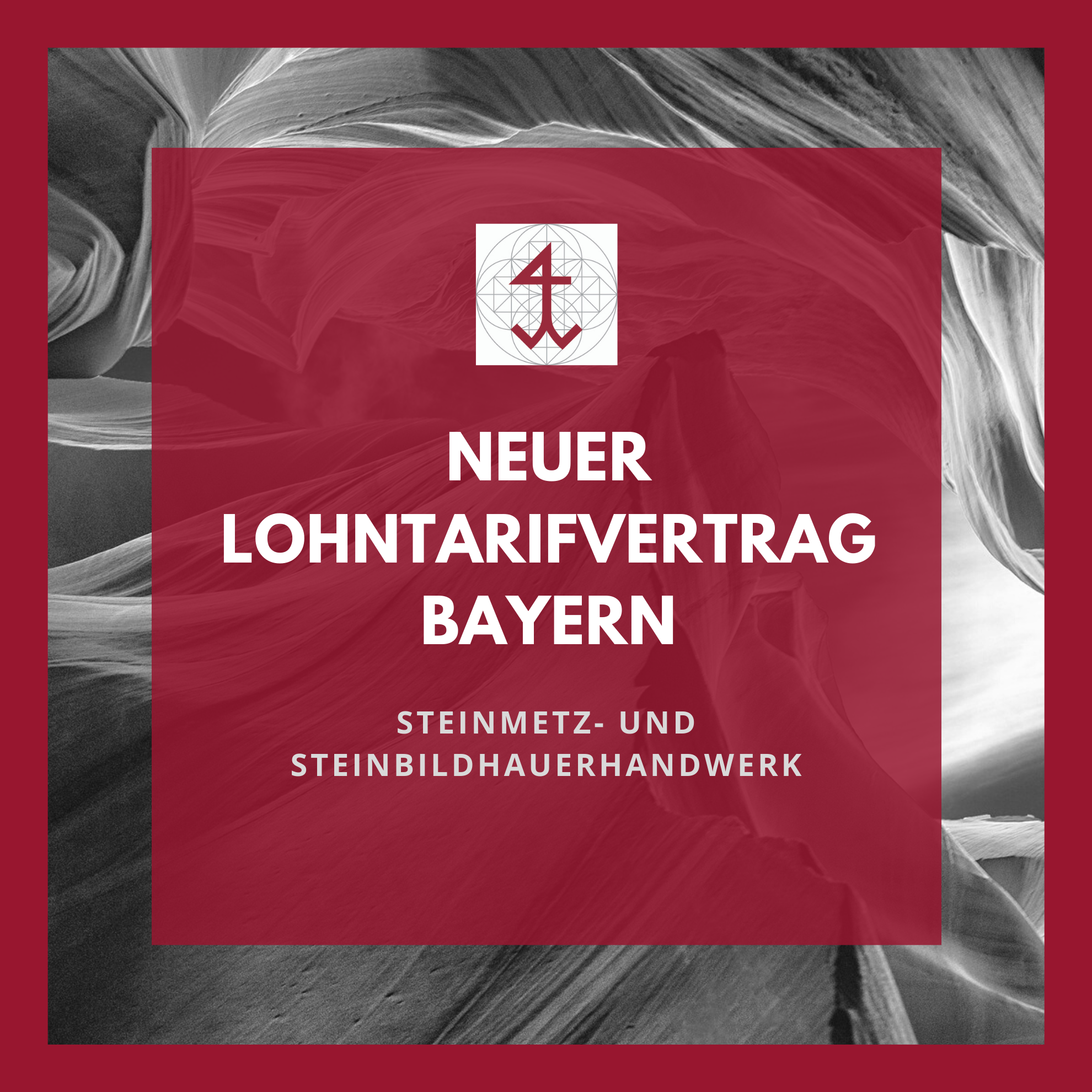 NEUER LOHNTARIVERTRAG BAYERN
Die Tarifpartner im Steinmetz- und Steinbildhauerhandwerk in Bayern haben sich auf einen neuen Lohntarifvertrag geeinigt. Die erste Steigerung steht im September 2021 an. Die gewerblichen Arbeitnehmer bekommen in zwei Stufen mehr Geld. So sieht es der neue Lohntarifvertrag vor, auf den sich der Vorstand des Landesverbandes Bayerischer Steinmetze (LIV Bayern) und die Industriegewerkschaft Bauen-Agrar-Umwelt (IG BAU) geeinigt haben. Der Ecklohn (sowie die der anderen Lohngruppen) ist zum 1. September um 2,6 Prozent auf 18,47 € erhöht worden. Eine weitere Erhöhung um jeweils 2,6 Prozentpunkte steht zum 1. September 2022 an. Der neuen Lohntarifvertrag ist zum 1. August 2021 in Kraft getreten. Bei Fragen können Sie sich an Herrn Bashary in der Geschäftsstelle wenden.